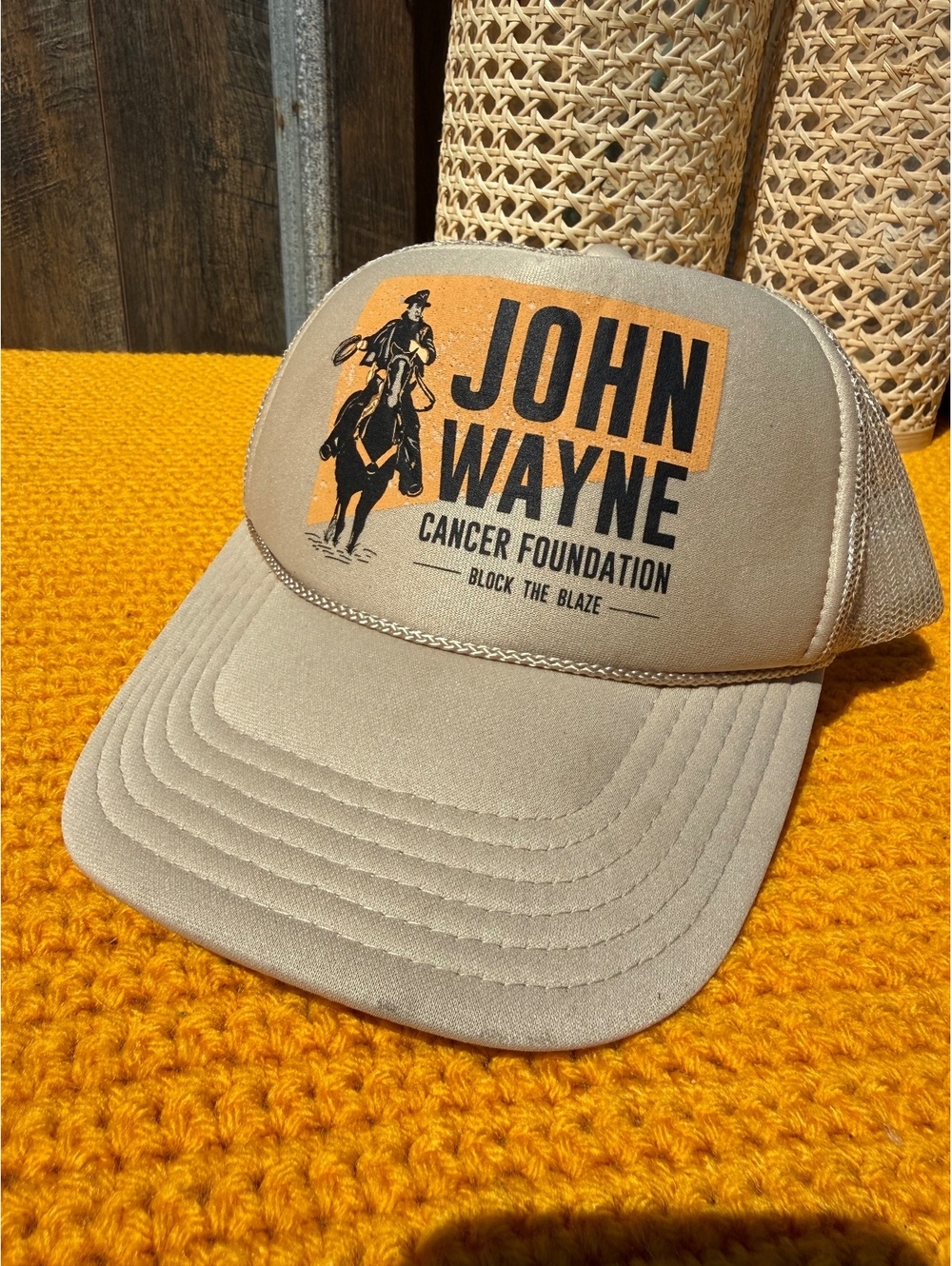 John Wayne Cancer Foundation trucker hat